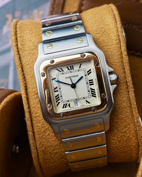 Cartier - Santos Galbée - 187901 - Homme - 1990-1999