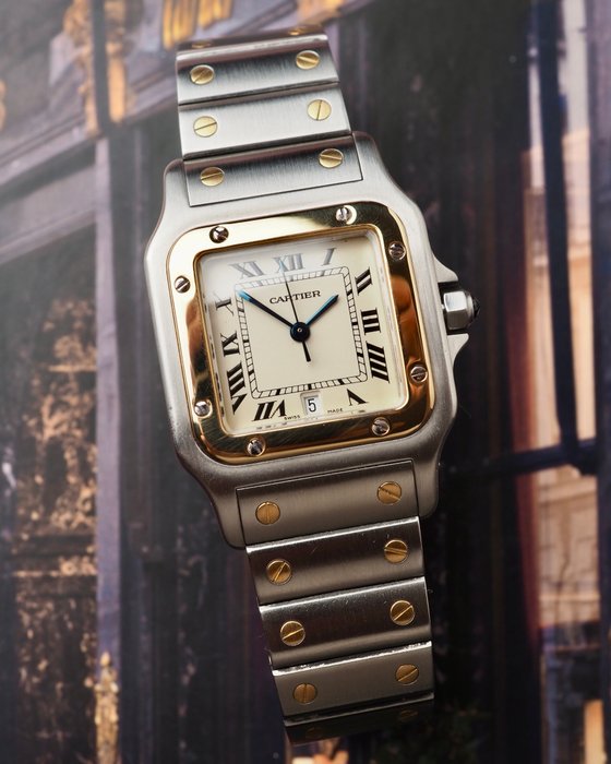 Cartier - Santos Galbée - 187901 - Homme - 1990-1999