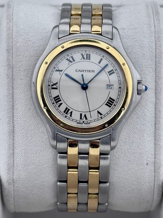 Cartier - Cougar Gold Bezel Two Row Gold - 118000R - Unisexe - 1990-1999