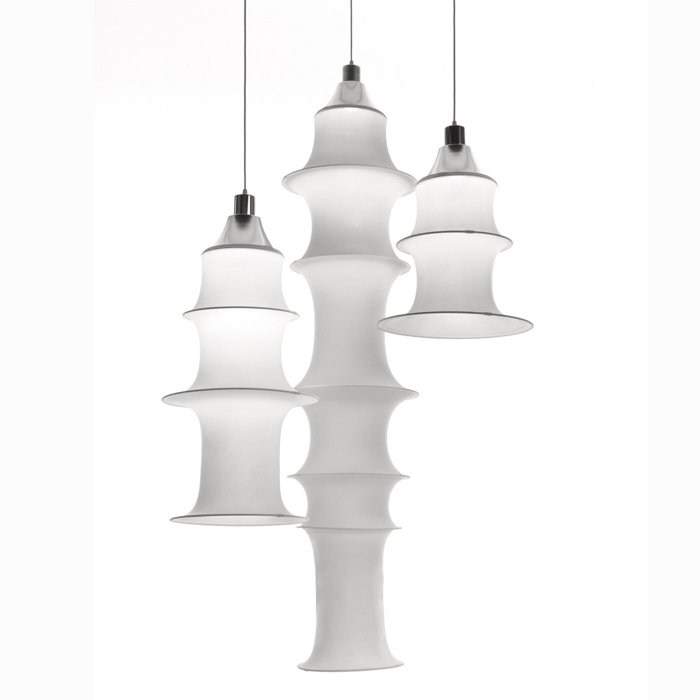 Artemide - Bruno Munari - Lampe à suspendre - Suspension Falkland 85 - Acier, Filanca
