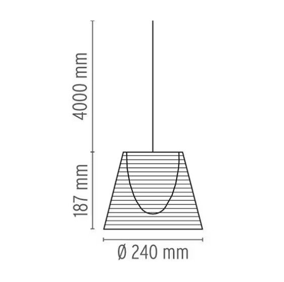 Flos - Philippe Starck - Lampe à suspendre - Suspension KTribe 1 - PMMA