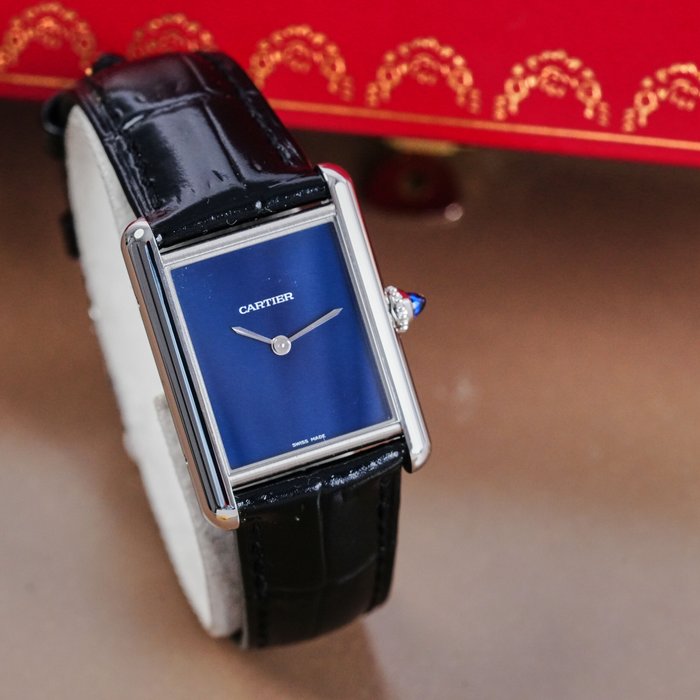 Cartier - Tank Must %27Blue Dial%27 - WSTA0055 - Homme - 2020 et après