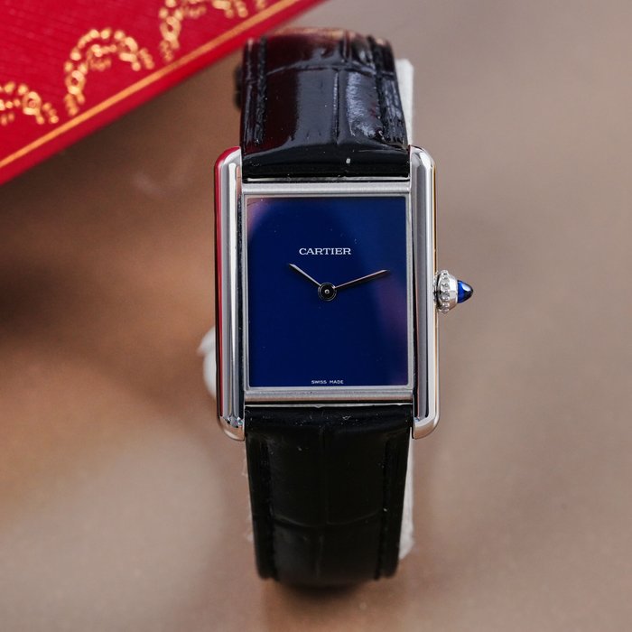 Cartier - Tank Must %27Blue Dial%27 - WSTA0055 - Homme - 2020 et après