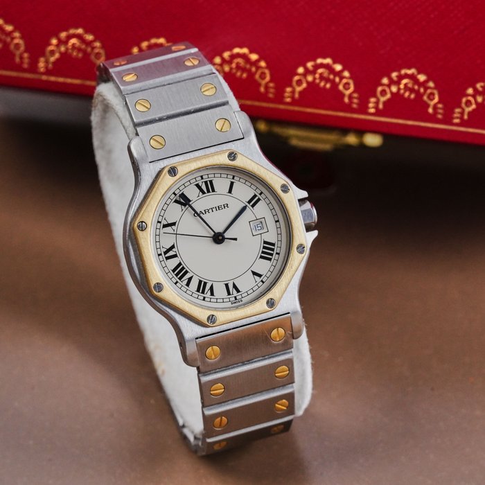 Cartier - Santos Octagon - Sans Prix de Réserve - 2966 - Unisexe - 1990-1999