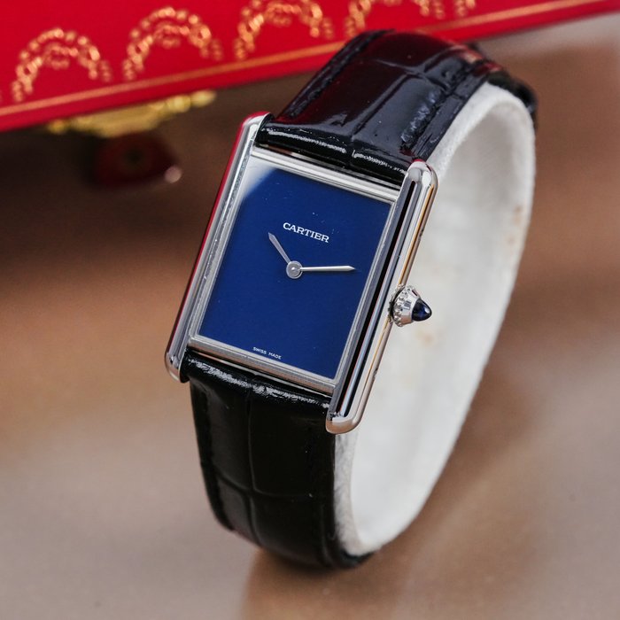 Cartier - Tank Must %27Blue Dial%27 - WSTA0055 - Homme - 2020 et après