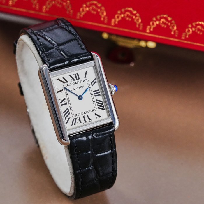 Cartier - Cartier Tank Solo Small - W1018255 - Femme - 2000-2010