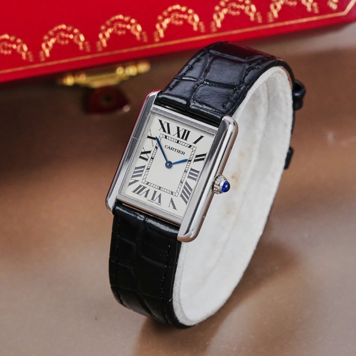 Cartier - Cartier Tank Solo Small - W1018255 - Femme - 2000-2010