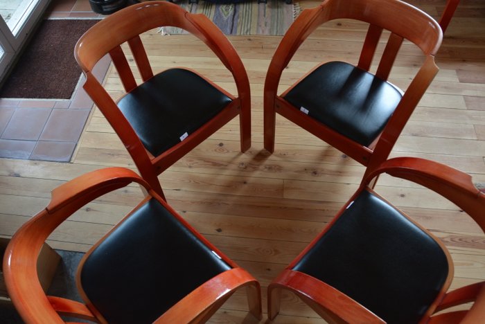 Poltronova - Giovanni Battista Bassi - Chaise (4) - Bois dur - Chaise Elisa