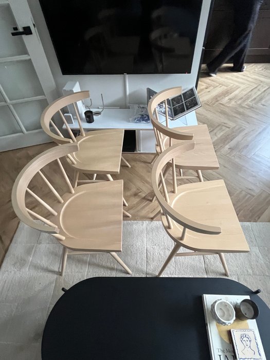 IKEA - Virgil Abloh - Chaise (4) - Bois - Marqué
