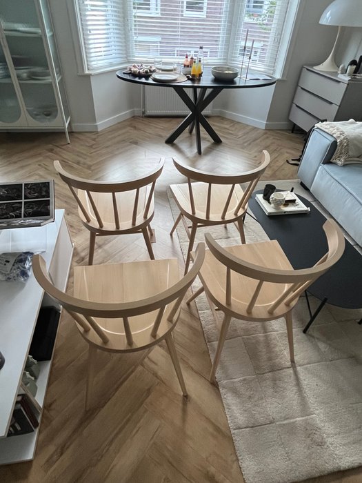 IKEA - Virgil Abloh - Chaise (4) - Bois - Marqué