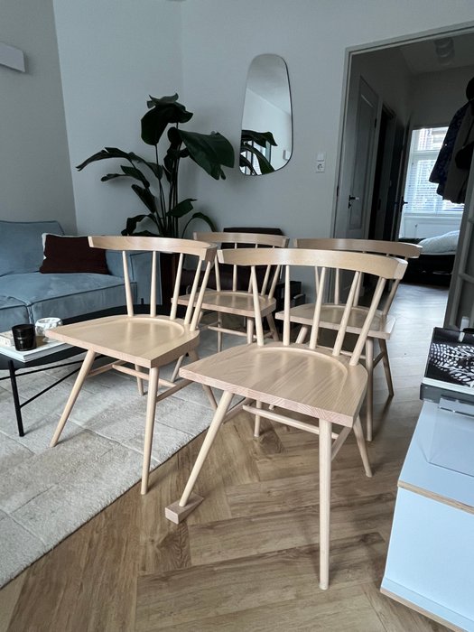 IKEA - Virgil Abloh - Chaise (4) - Bois - Marqué