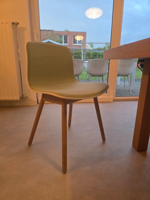 Hay - Hee Welling - Chaise de salle à manger (4) - À propos d%27une chaise - Bois, Plastique, Textile