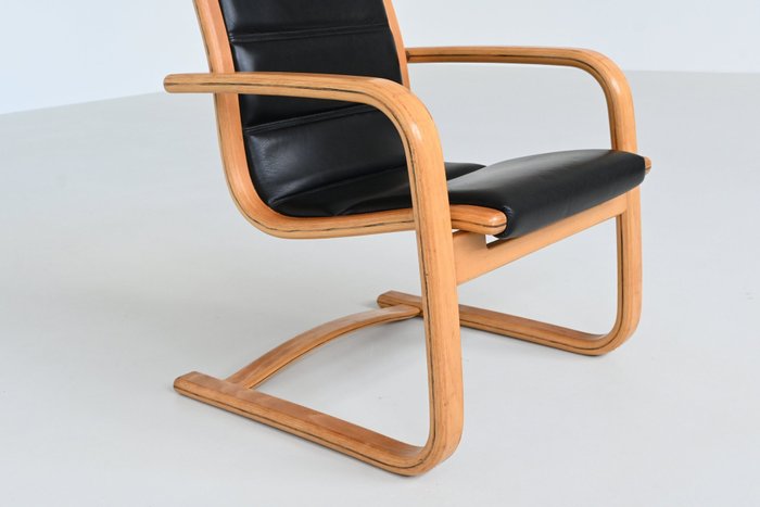 Swedese - Yngve Ekström - Commode - Fauteuil lounge Lamello - Hêtre - Chaise longue Lamello