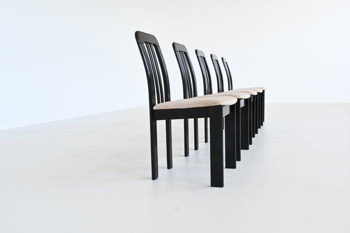 Lübke - Chaise de salle à manger - Bois, Laine