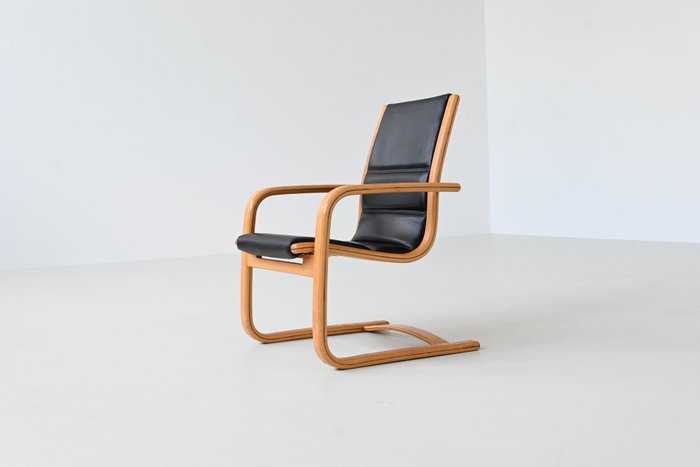 Swedese - Yngve Ekström - Commode - Fauteuil lounge Lamello - Hêtre - Chaise longue Lamello