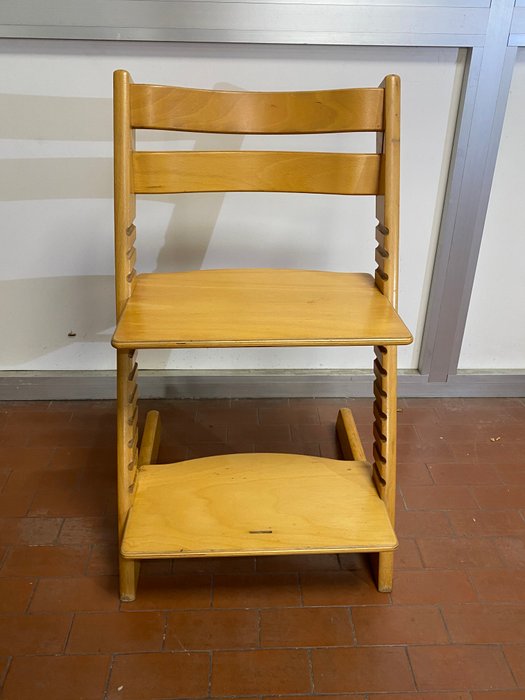 Stokke - Peter Opsvik - Chaise - Tripp Trapp - Bois - Chaise réglable
