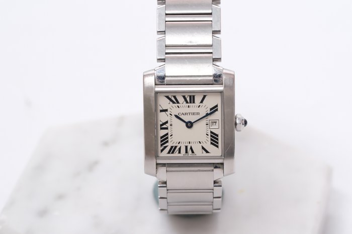 Cartier - Tank Française - 2465 - Unisexe - 2004