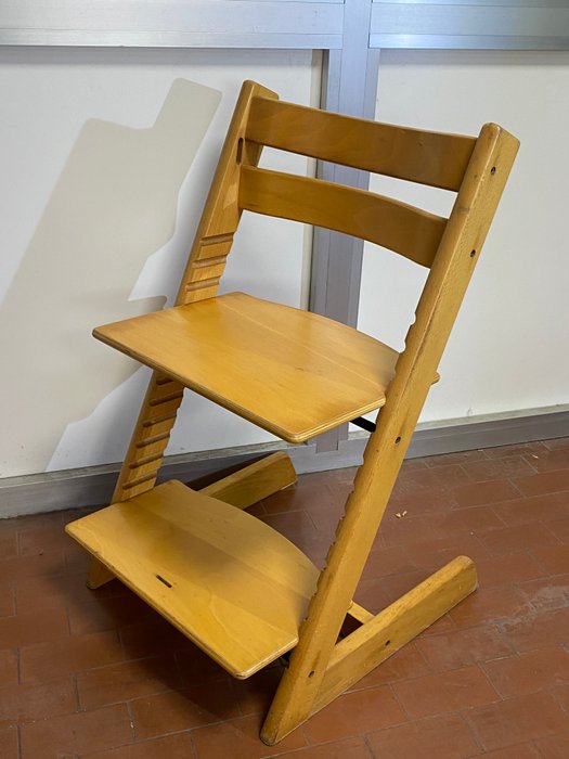 Stokke - Peter Opsvik - Chaise - Tripp Trapp - Bois - Chaise réglable