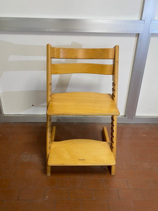Stokke - Peter Opsvik - Chaise - Tripp Trapp - Bois - Chaise réglable