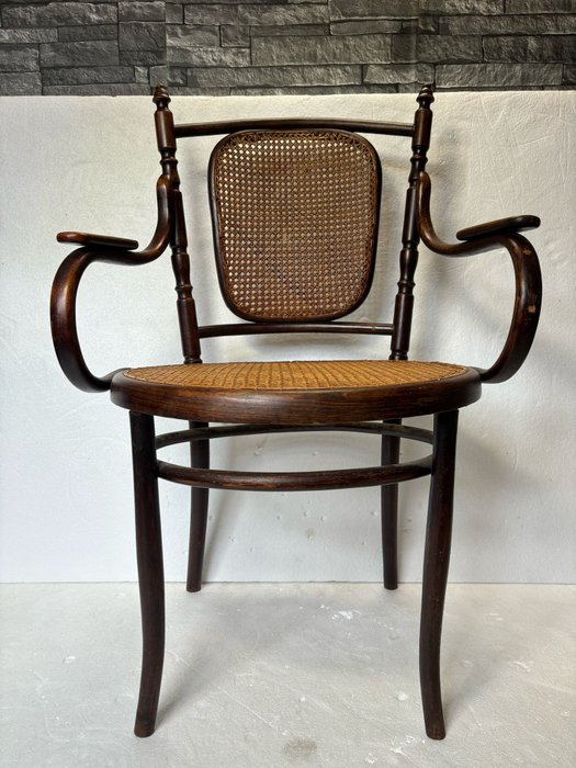 Mundus - Michael Thonet - Chaise - Hêtre, Sangles