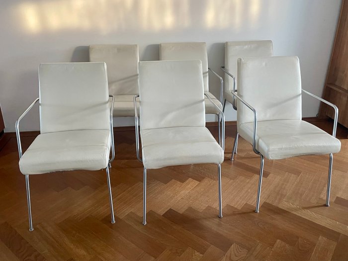 Harvink - Chaise de salle à manger (6) - Cuir - en très bon état