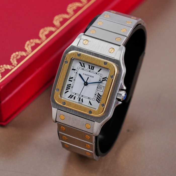 Cartier - Santos Carrée - 2961 - Homme - 1990-1999