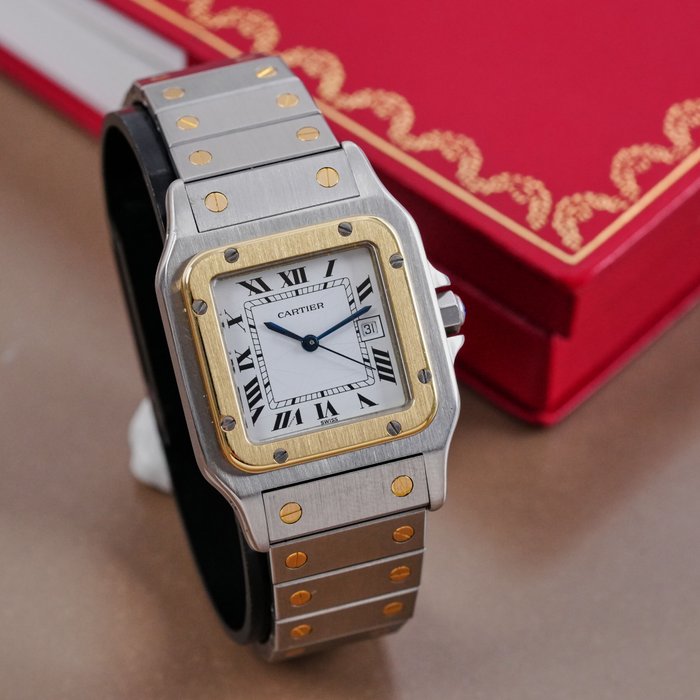 Cartier - Santos Carrée - 2961 - Homme - 1990-1999