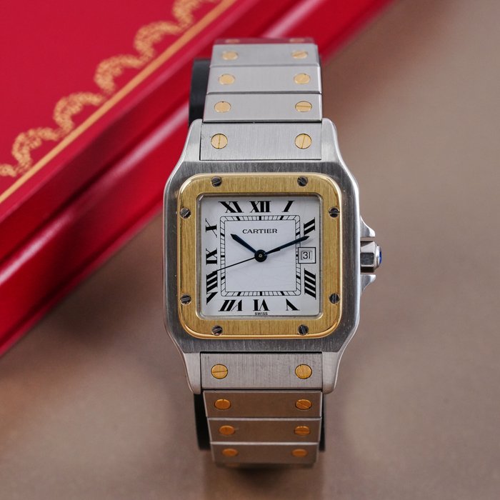 Cartier - Santos Carrée - 2961 - Homme - 1990-1999
