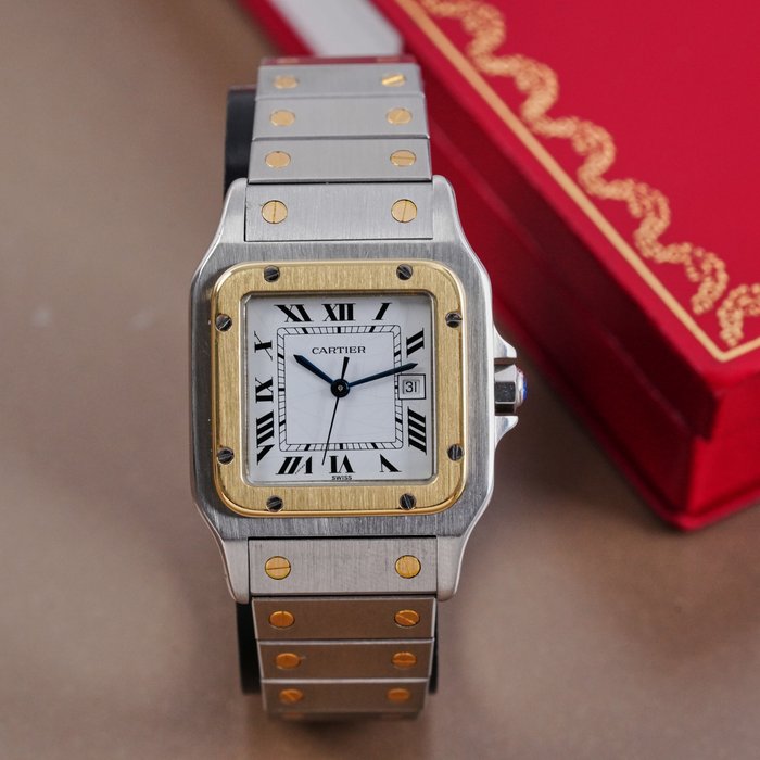 Cartier - Santos Carrée - 2961 - Homme - 1990-1999