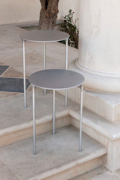 UNISM - Table basse - Aluminium - brossé
