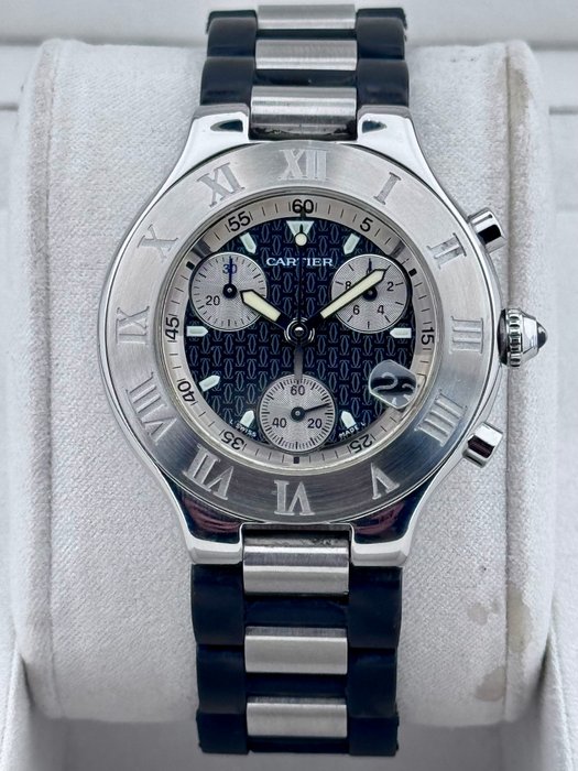 Cartier - Chronoscaph 21 - 2424 - Homme - 1980-1989