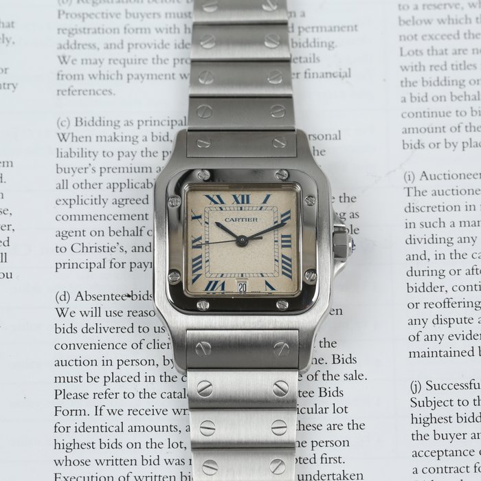 Cartier - Santos Galbée - 987901 - Homme - 1990-1999