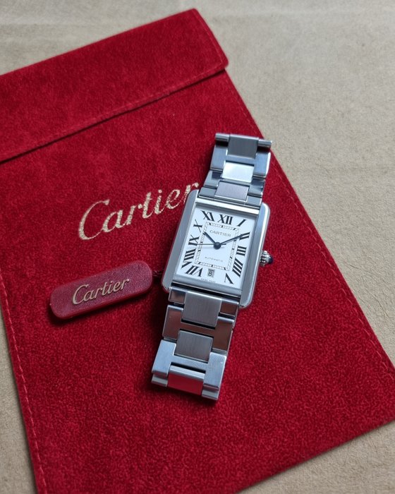Cartier - Tank Solo XL - 3515 - Homme - 2010-2020