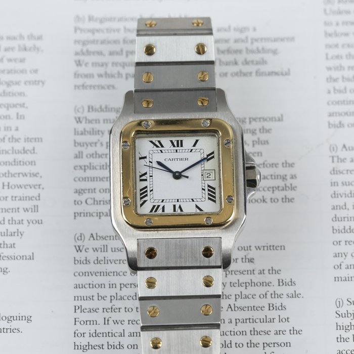 Cartier - Santos Carree - 2961 - Homme - 1980-1989