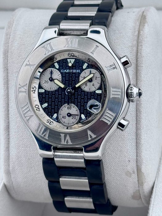 Cartier - Chronoscaph 21 - 2424 - Homme - 1980-1989