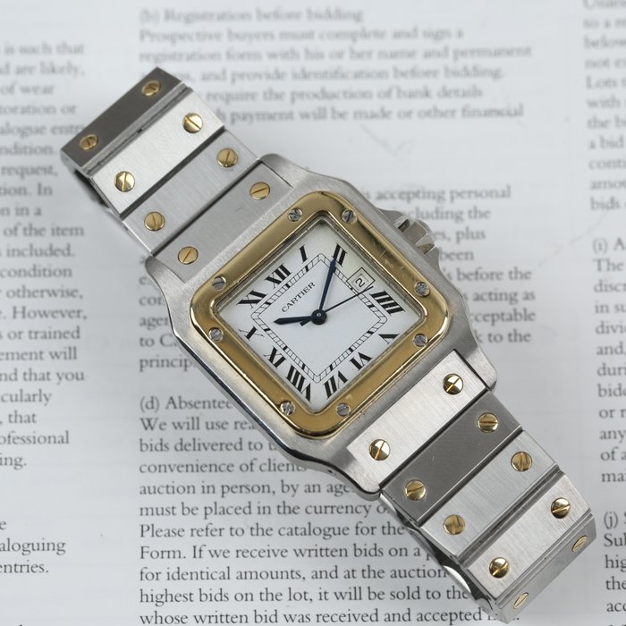 Cartier - Santos Carree - 2961 - Homme - 1980-1989