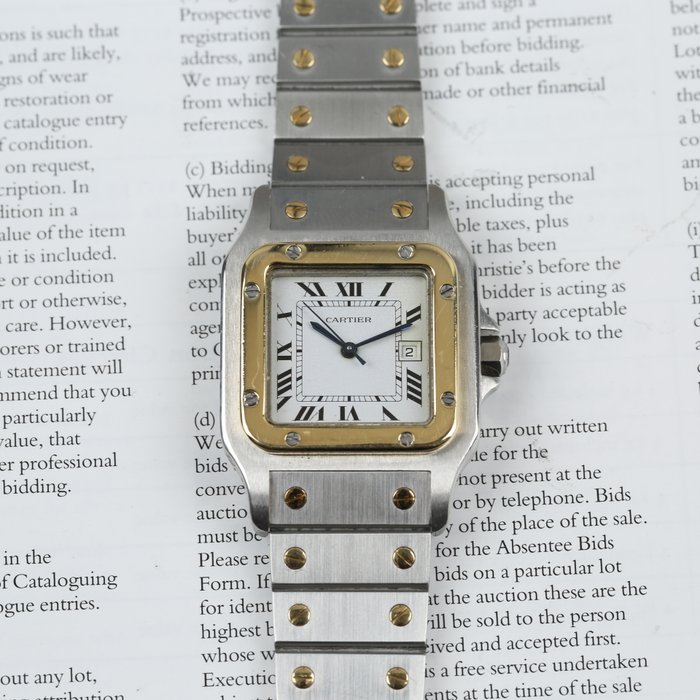 Cartier - Santos Carree - 2961 - Homme - 1980-1989