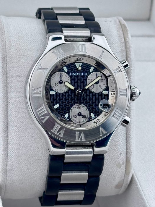 Cartier - Chronoscaph 21 - 2424 - Homme - 1980-1989