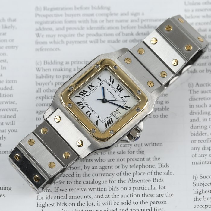 Cartier - Santos Carree - 2961 - Homme - 1980-1989