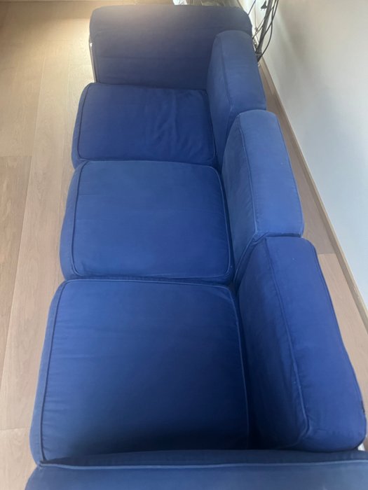 Cassina - Le Corbusier - Canapé - LC2 - Acier, Coton - Canapé LC2 Cassina