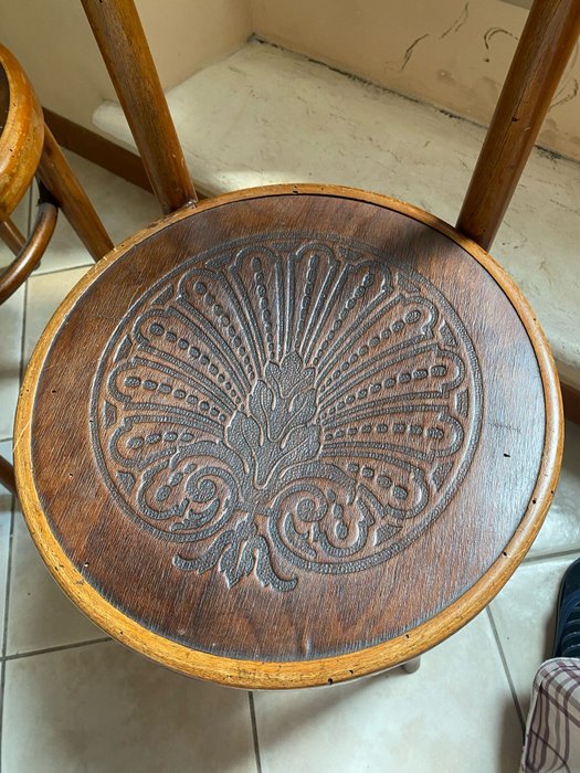 J.&J. Kohn - Chaise de salle à manger (4) - Bois - Art Nouveau