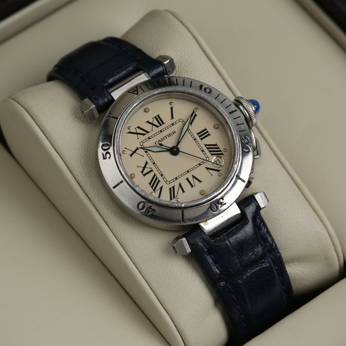 Cartier - Pasha LM - Sans Prix de Réserve - 4010 - Homme - 1990-1999