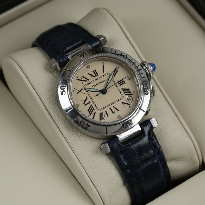 Cartier - Pasha LM - Sans Prix de Réserve - 4010 - Homme - 1990-1999