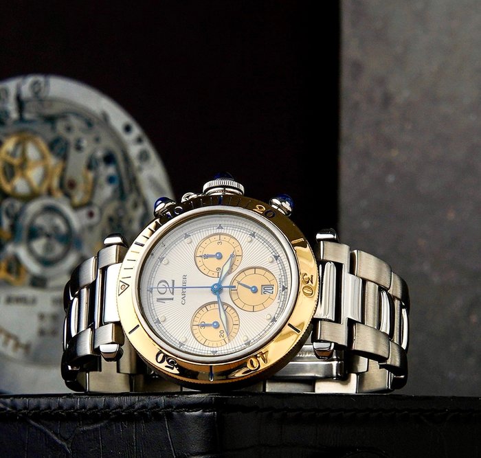 Cartier Pasha Gold Gebraucht Cartier Pasha 1032 Unisex-Uhr