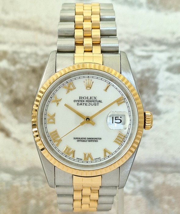 Rolex - Oyster Perpetual Datejust - Sans Prix de Réserve - Ref. 16233 - Homme - 1990-1999