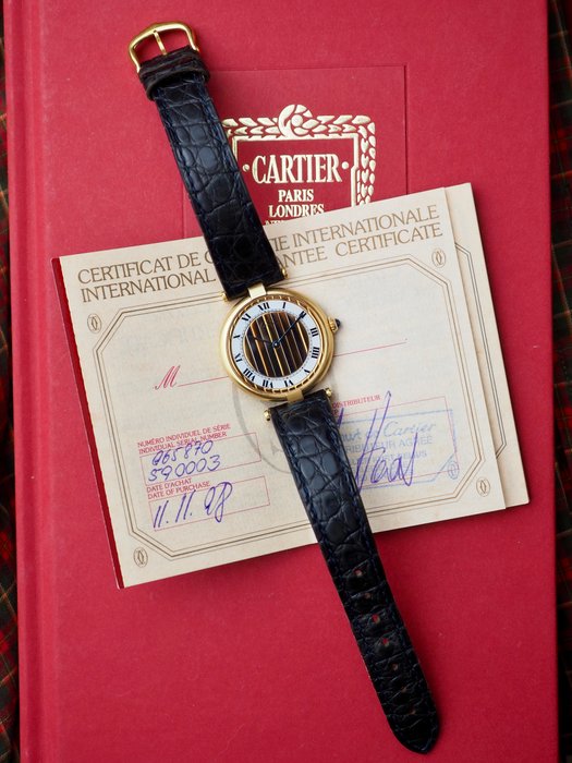 Cartier - Must de Cartier Vendome - with Certificate and Full Original - Unisexe - 1990-1999