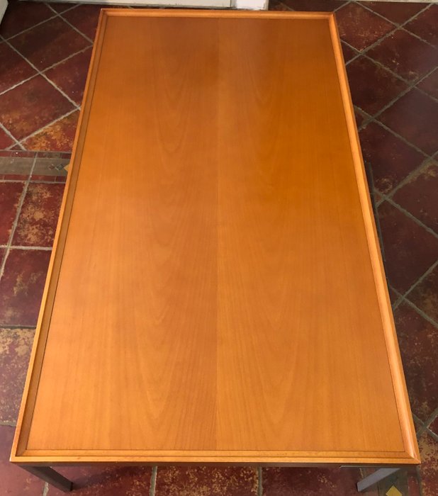 Table basse - Acier, Cerisier