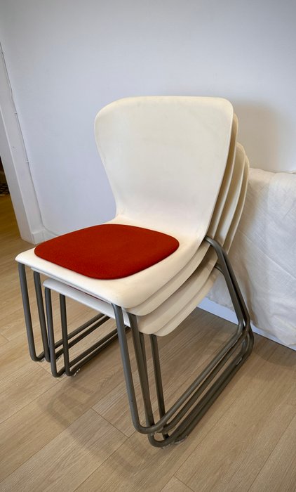 Steelcase - Steelcase - Chaise (4) - Chaises Eastside-West de Steelcase - Aluminium - Steelcase Eastside - NP