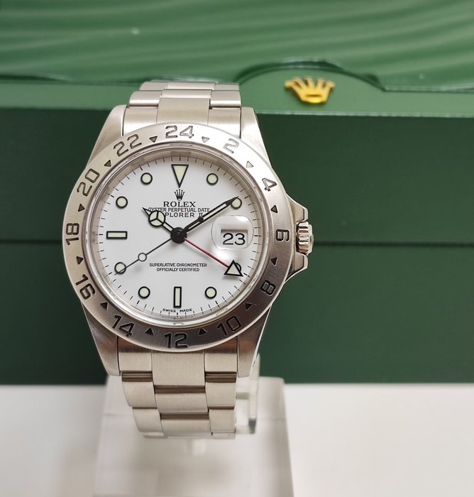 Rolex - Explorer II “Polar” - Ref. 16570 - Homme - 2000