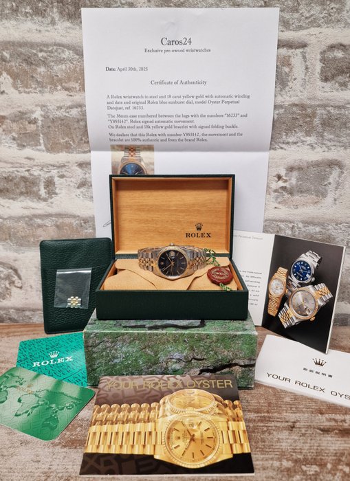 Rolex - Oyster Perpetual Datejust - Sans Prix de Réserve - Ref. 16233 - Homme - 2001